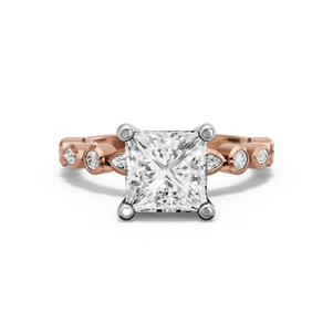 Image for Princess Surprise diamond Ring with Alternating Marquise band