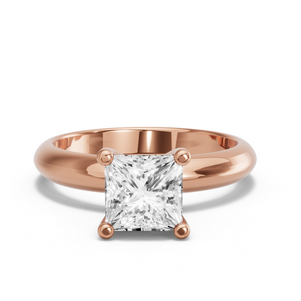 Image for Princess Surprise diamond Ring with Knife Edge Solitaire band