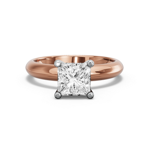 Image for Princess Surprise diamond Ring with Knife Edge Solitaire band