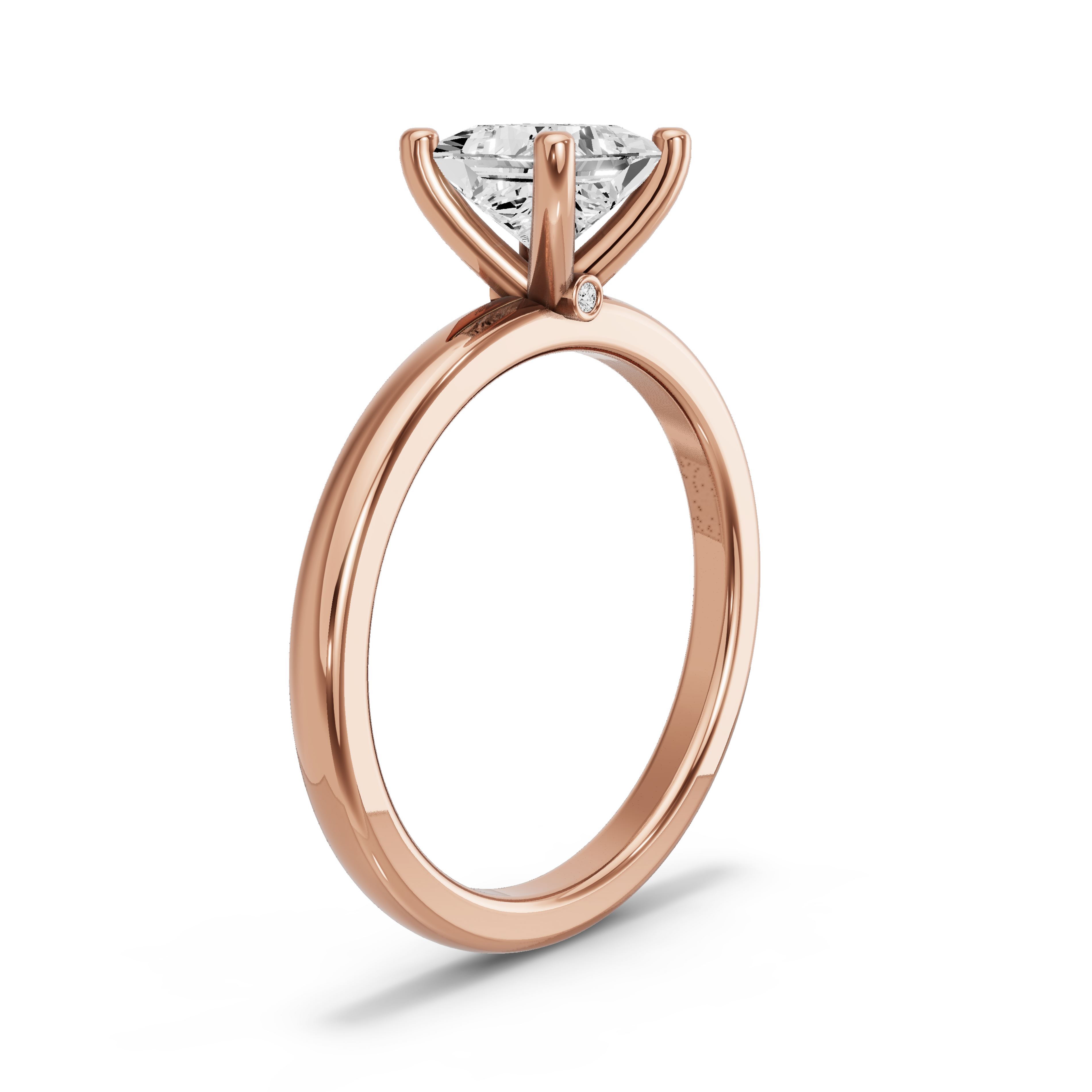 Image for Princess Surprise diamond Ring with Solitaire band in 10K Yellow Gold