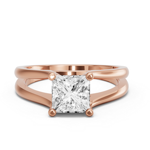 Image for Princess Surprise diamond Ring with Split Ring Solitaire band