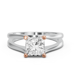 Image for Princess Surprise diamond Ring with Split Ring Solitaire band