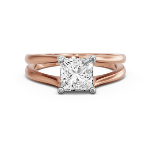 Image for Princess Surprise diamond Ring with Split Ring Solitaire band