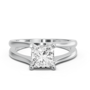 Image for Princess Surprise diamond Ring with Split Ring Solitaire band