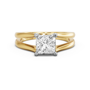 Image for Princess Surprise diamond Ring with Split Ring Solitaire band