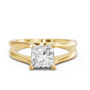 Image for Princess Surprise diamond Ring with Split Ring Solitaire band