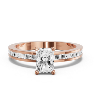 Image for Radiant Surprise diamond Ring with Channel band
