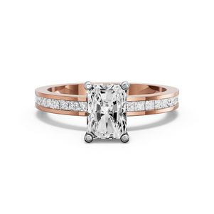 Image for Radiant Surprise diamond Ring with Channel band