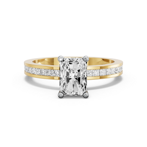 Image for Radiant Surprise diamond Ring with Channel band