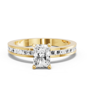 Image for Radiant Surprise diamond Ring with Channel band