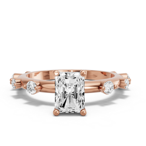 Image for Radiant Surprise diamond Ring with Floating Station band