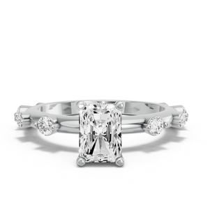 Image for Radiant Surprise diamond Ring with Floating Station band