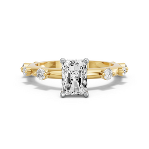 Image for Radiant Surprise diamond Ring with Floating Station band