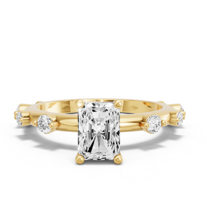 Image for Radiant Surprise diamond Ring with Floating Station band