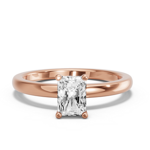 Image for Radiant Surprise diamond Ring with Solitaire band