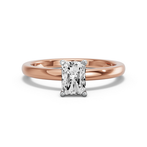 Image for Radiant Surprise diamond Ring with Solitaire band