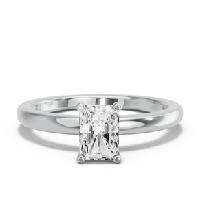 Image for Radiant Surprise diamond Ring with Solitaire band