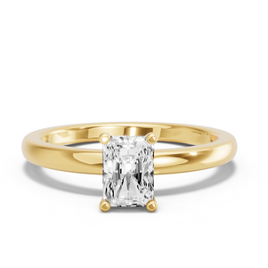 Image for Radiant Surprise diamond Ring with Solitaire band