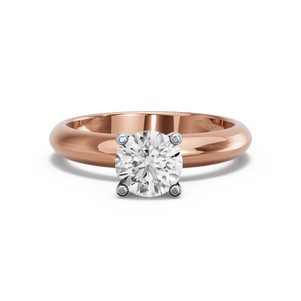 Image for Round Surprise diamond Ring with Knife Edge Solitaire band