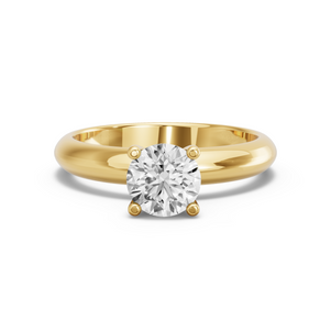 Image for Round Surprise diamond Ring with Knife Edge Solitaire band