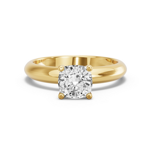 Image for Cushion Surprise diamond Ring with Knife Edge Solitaire band