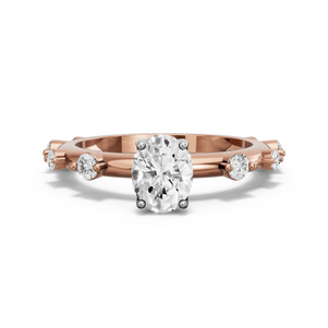 Image for Oval Tulip Basket Ring with Floating Station band
