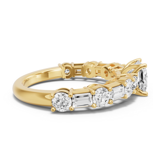 Image for Princess Tulip Basket Ring with Alternating Baguette band