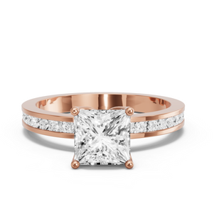 Image for Princess Tulip Basket Ring with Channel band
