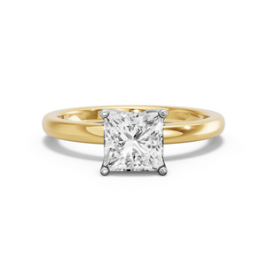Image for Princess Tulip Basket Ring with Solitaire band