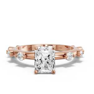 Image for Radiant Tulip Basket Ring with Floating Station band