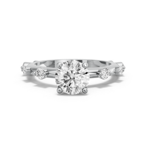 Image for Round Tulip Basket Ring with Floating Station band