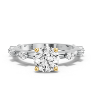 Image for Round Tulip Basket Ring with Floating Station band