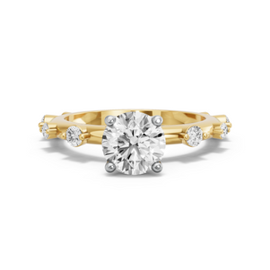 Image for Round Tulip Basket Ring with Floating Station band