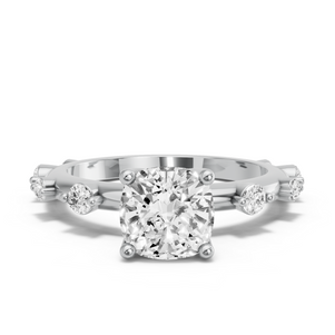 Image for Cushion Tulip Basket Ring with Floating Station band