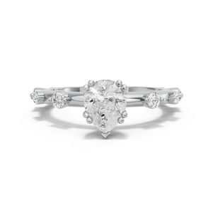 Image for Pear Vintage Basket Ring with Floating Station band