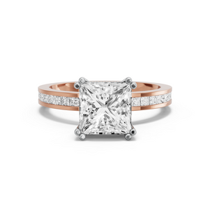 Image for Princess Vintage Basket Ring with Channel band