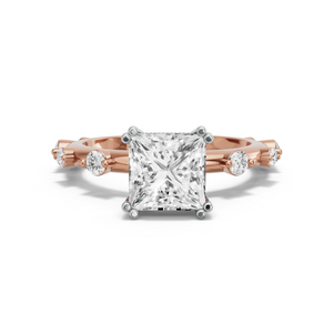 Image for Princess Vintage Basket Ring with Floating Station band