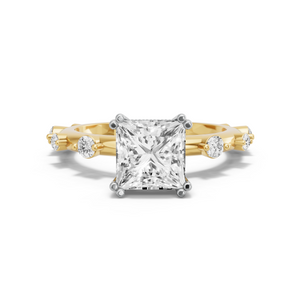 Image for Princess Vintage Basket Ring with Floating Station band