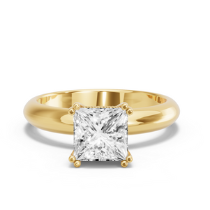 Image for Princess Vintage Basket Ring with Knife Edge Solitaire band