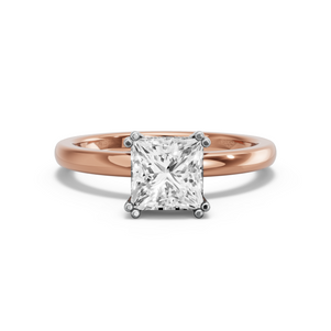 Image for Princess Vintage Basket Ring with Solitaire band