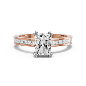 Image for Radiant Vintage Basket Ring with Channel band