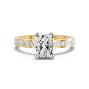 Image for Radiant Vintage Basket Ring with Channel band