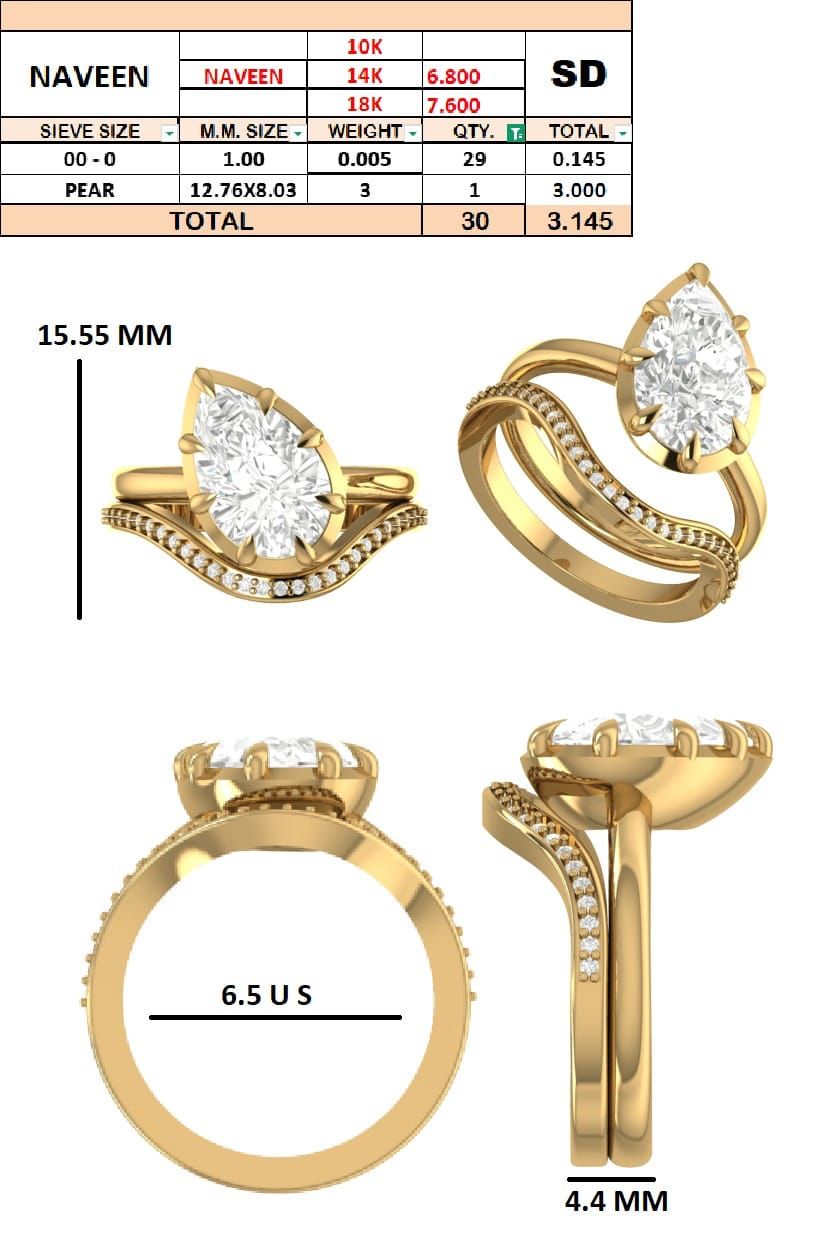 Custom order - Replacement rings for #1505 / #1507