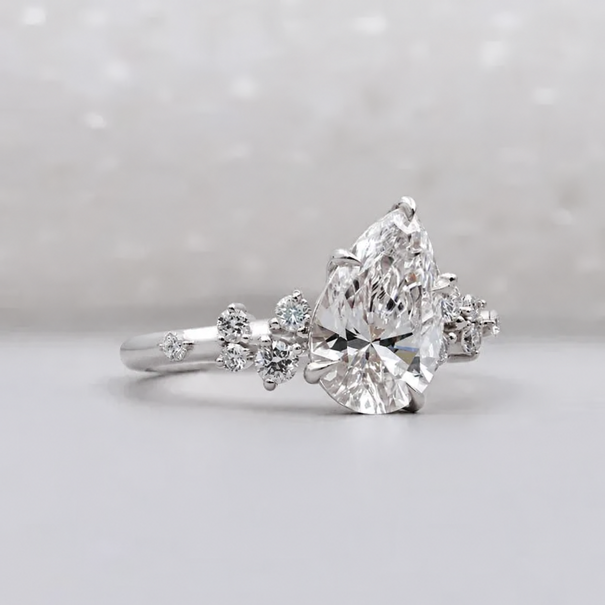 10k White Gold, 14k White Gold, 18k White Gold, Platinum