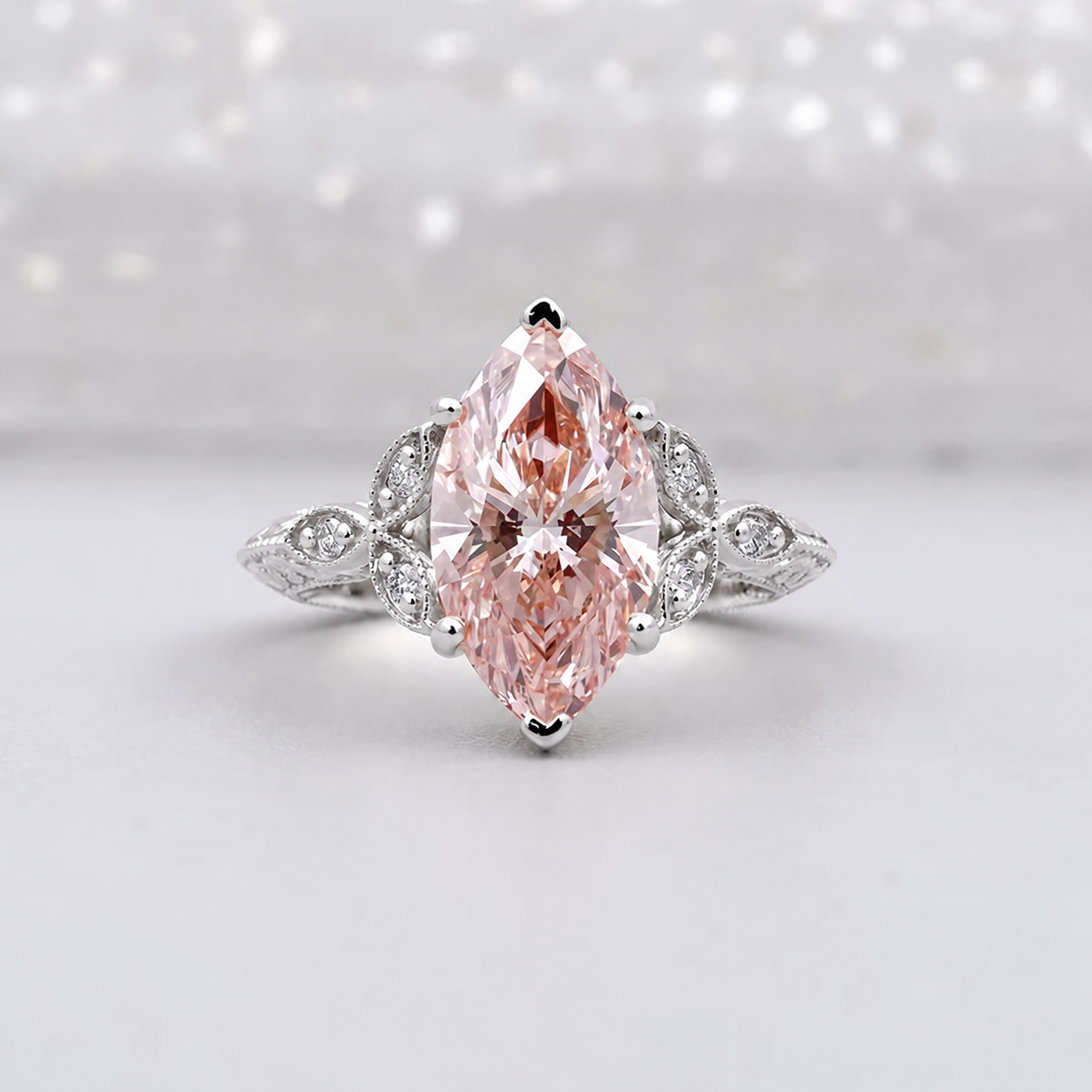 10k White Gold, 14k White Gold, 18k White Gold, Platinum