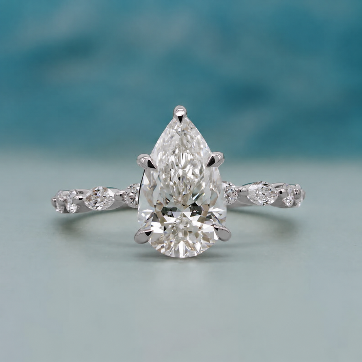 10k White Gold, 14k White Gold, 18k White Gold, Platinum