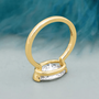 East West Marquise Cut Diamond Ring