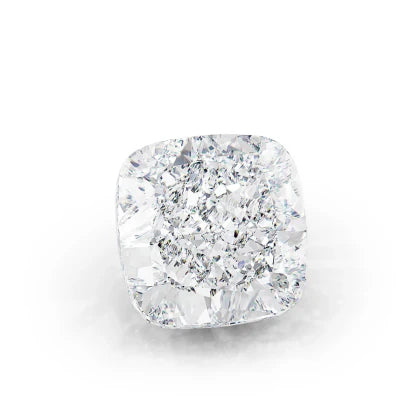 Cushion lab-grown diamond