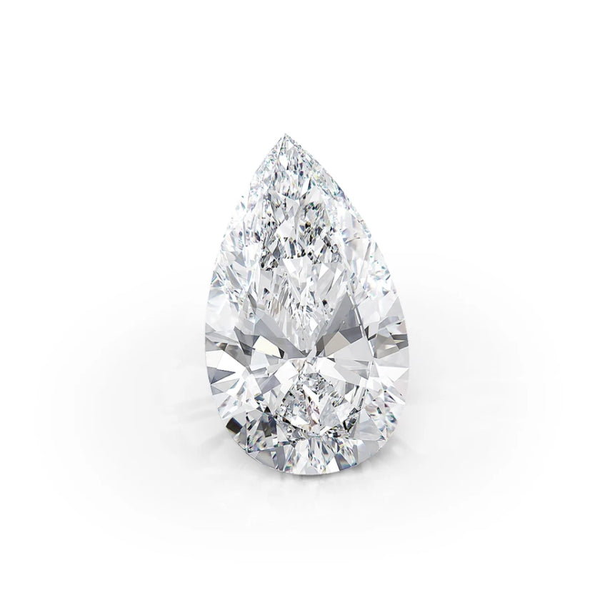 Pear lab-grown diamond