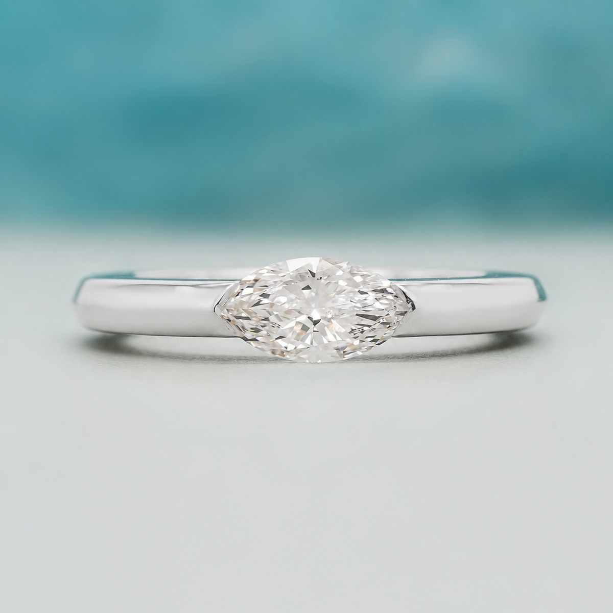 10k White Gold, 14k White Gold, 18k White Gold, Platinum